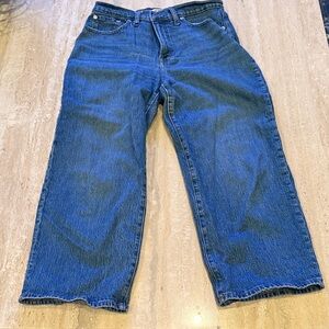 Madewell Women's Boyfriend Jeans - Dark Blue